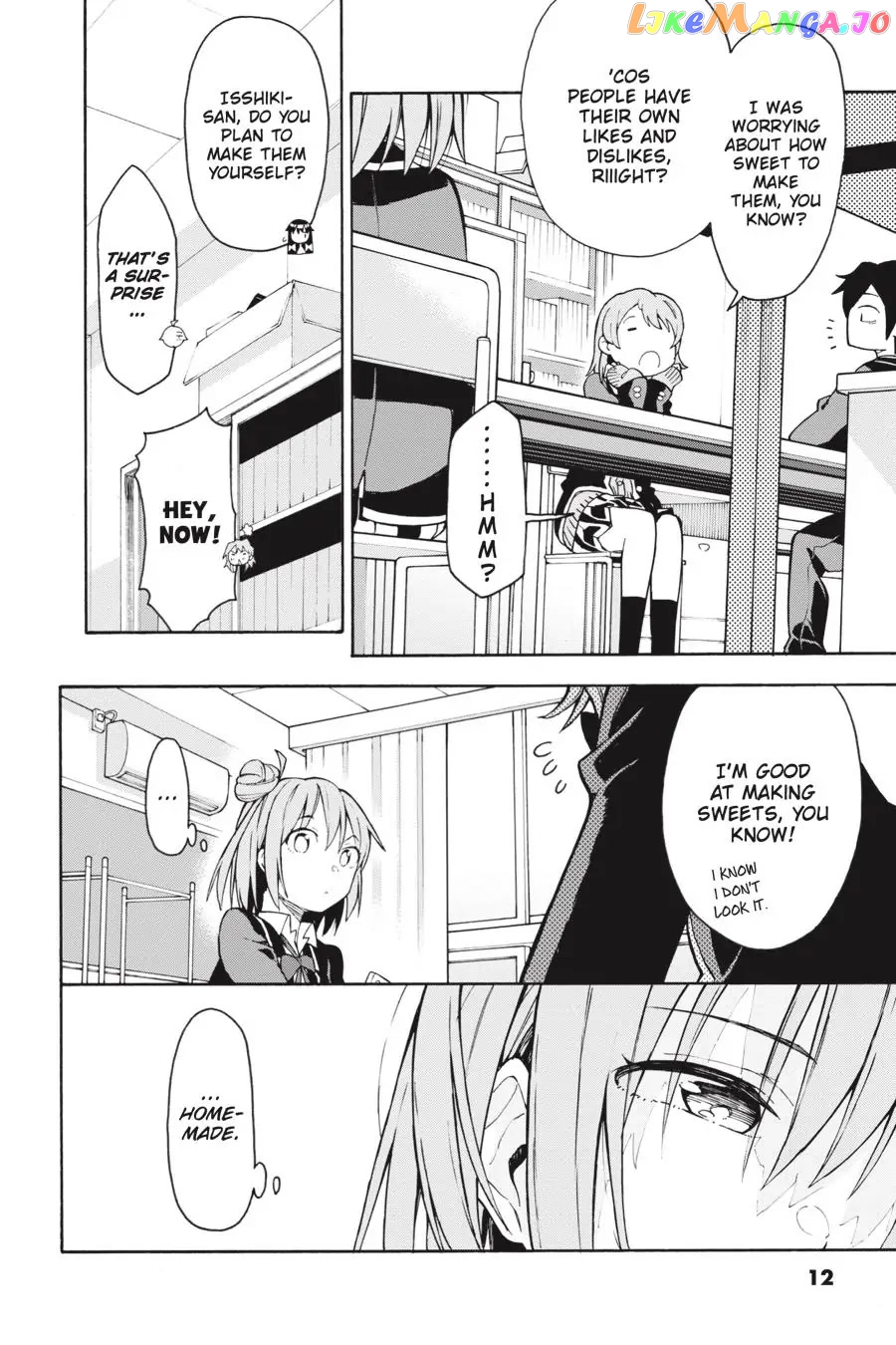 Yahari Ore no Seishun Rabukome wa Machigatte Iru. @ Comic chapter 82 - page 12