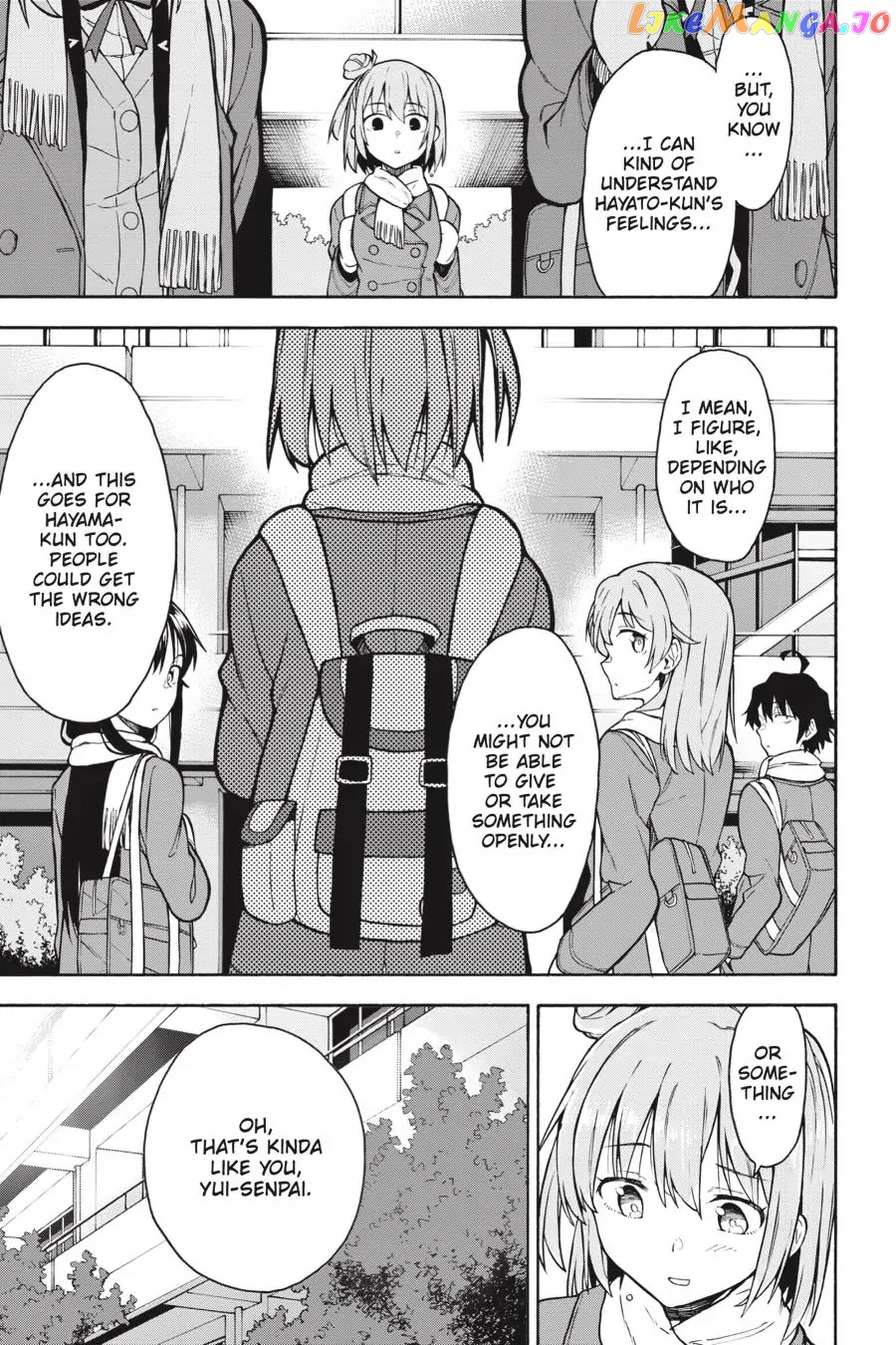 Yahari Ore no Seishun Rabukome wa Machigatte Iru. @ Comic chapter 82 - page 25