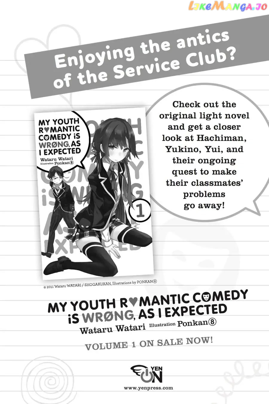 Yahari Ore no Seishun Rabukome wa Machigatte Iru. @ Comic chapter 23 - page 34