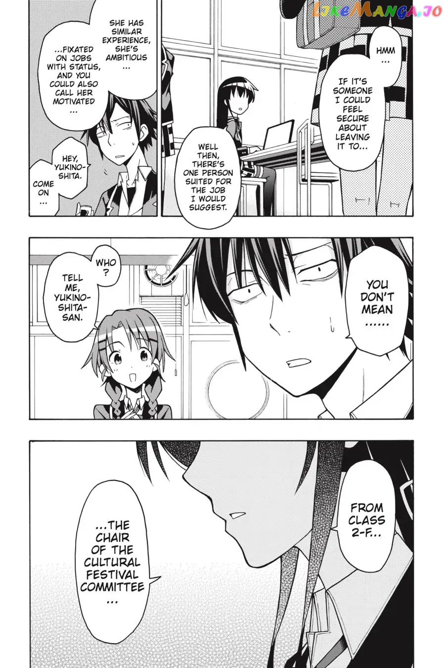 Yahari Ore no Seishun Rabukome wa Machigatte Iru. @ Comic chapter 44 - page 10