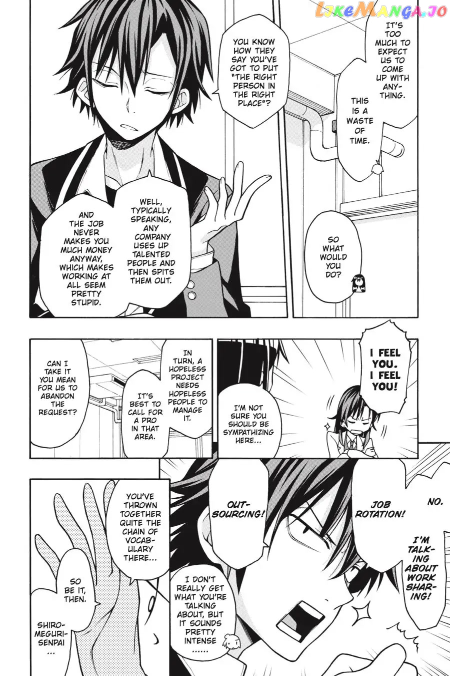 Yahari Ore no Seishun Rabukome wa Machigatte Iru. @ Comic chapter 44 - page 20