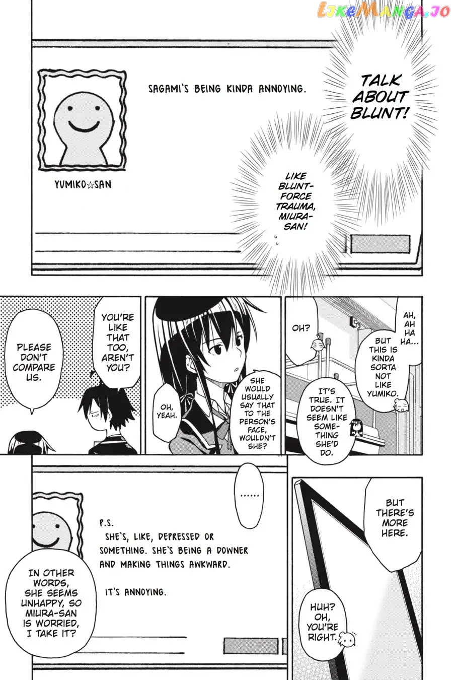 Yahari Ore no Seishun Rabukome wa Machigatte Iru. @ Comic chapter 44 - page 3