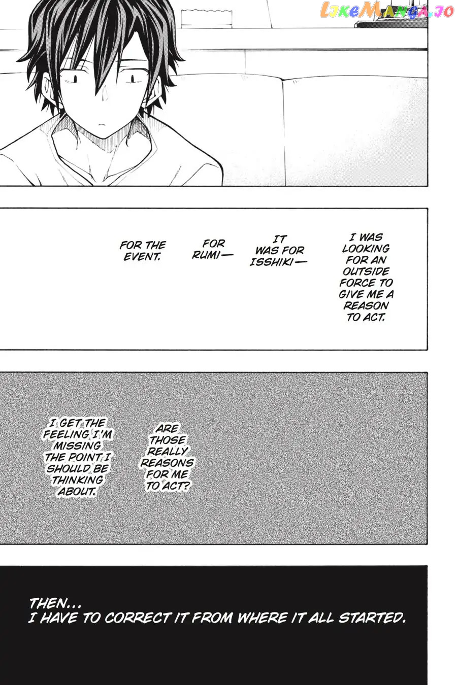 Yahari Ore no Seishun Rabukome wa Machigatte Iru. @ Comic chapter 63 - page 13