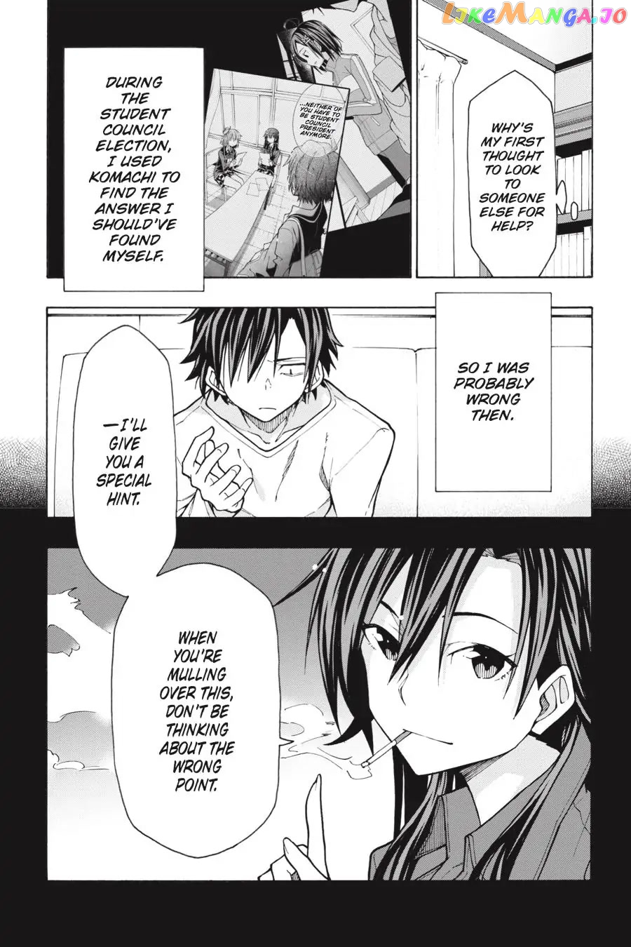 Yahari Ore no Seishun Rabukome wa Machigatte Iru. @ Comic chapter 63 - page 7