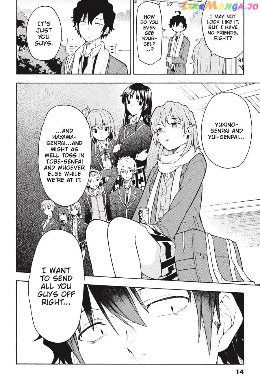 Yahari Ore no Seishun Rabukome wa Machigatte Iru. @ Comic chapter 97 - page 14