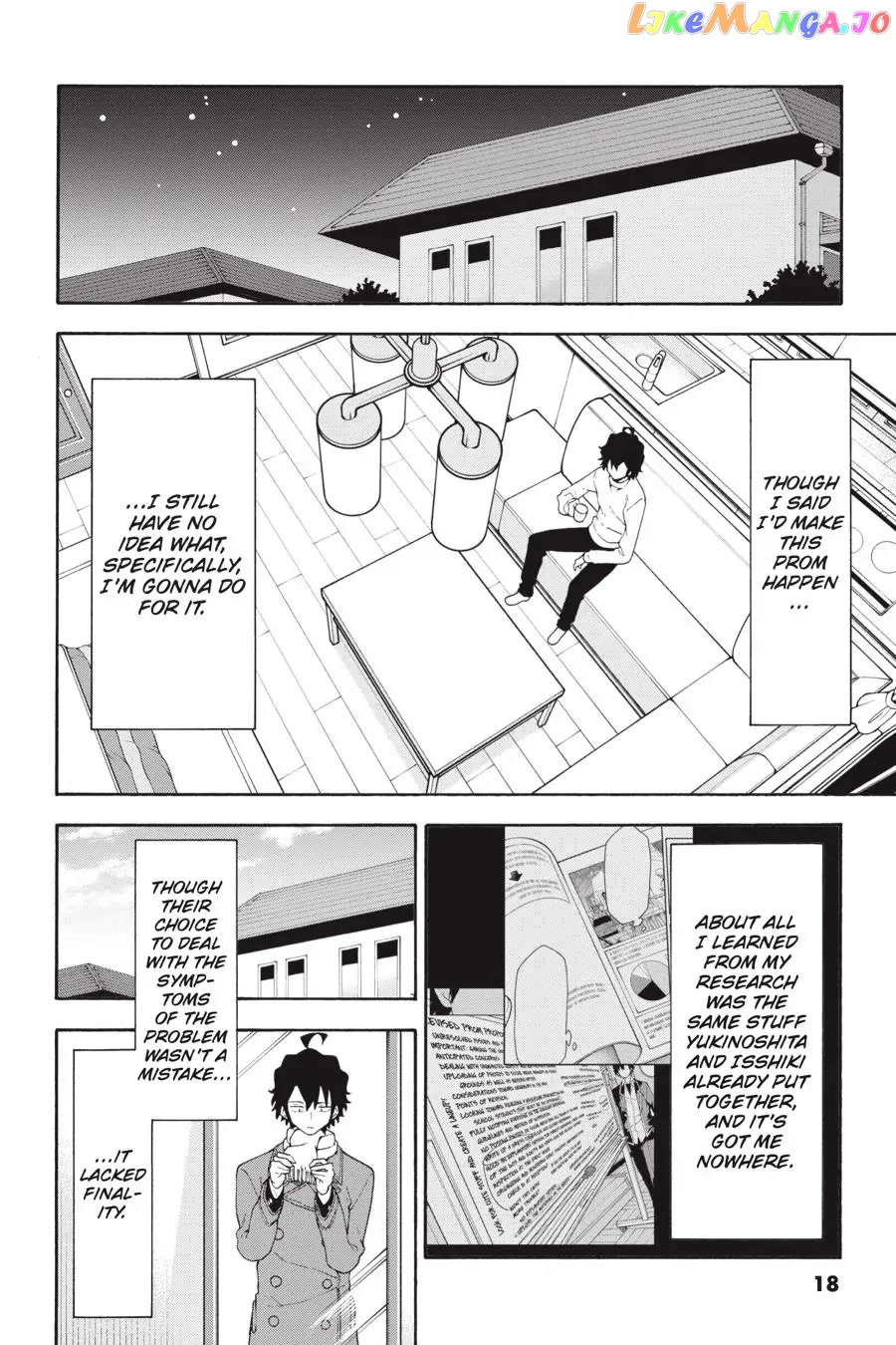Yahari Ore no Seishun Rabukome wa Machigatte Iru. @ Comic chapter 97 - page 18