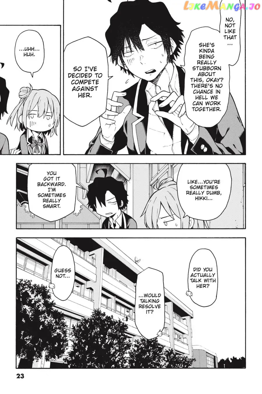 Yahari Ore no Seishun Rabukome wa Machigatte Iru. @ Comic chapter 97 - page 23