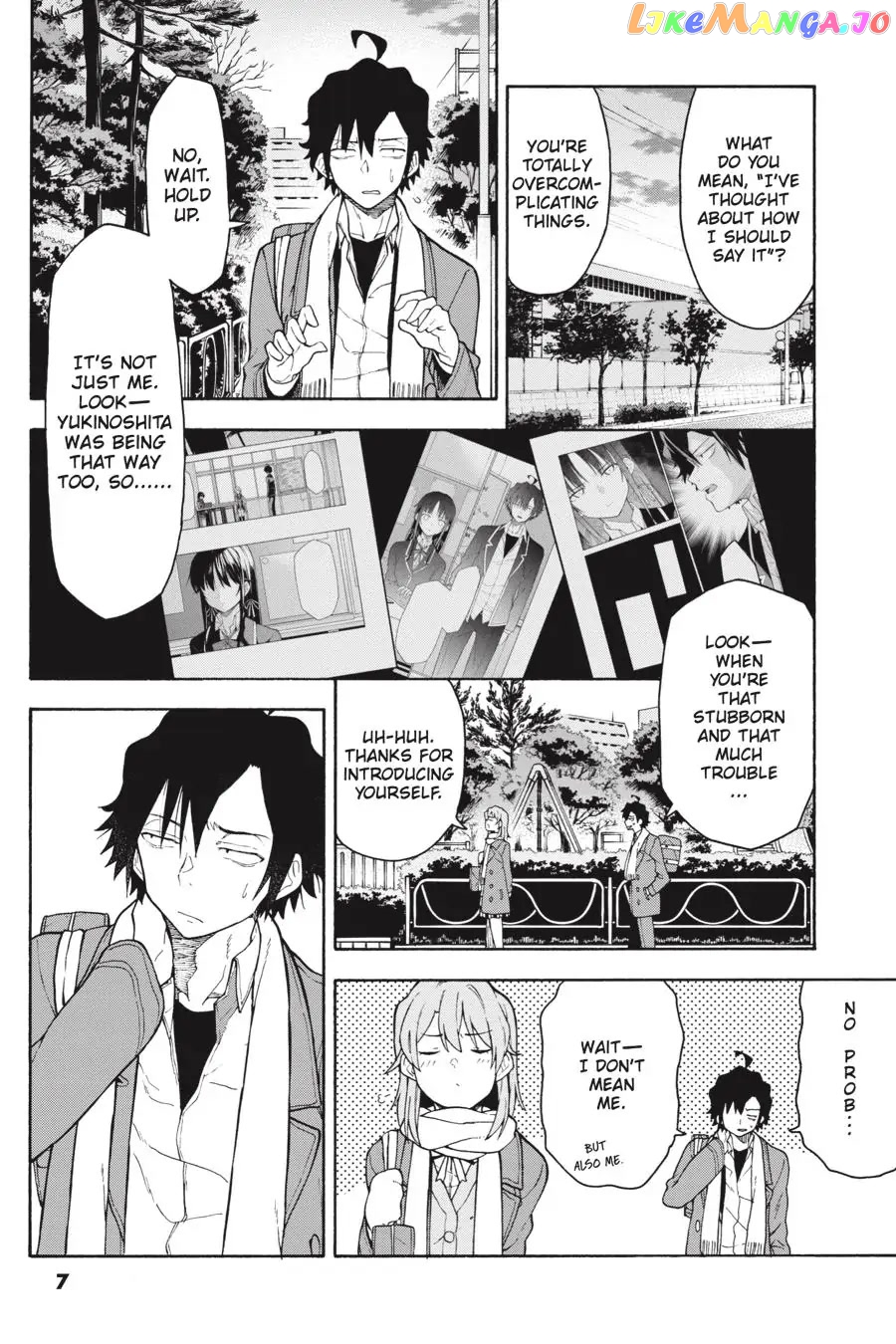 Yahari Ore no Seishun Rabukome wa Machigatte Iru. @ Comic chapter 97 - page 7
