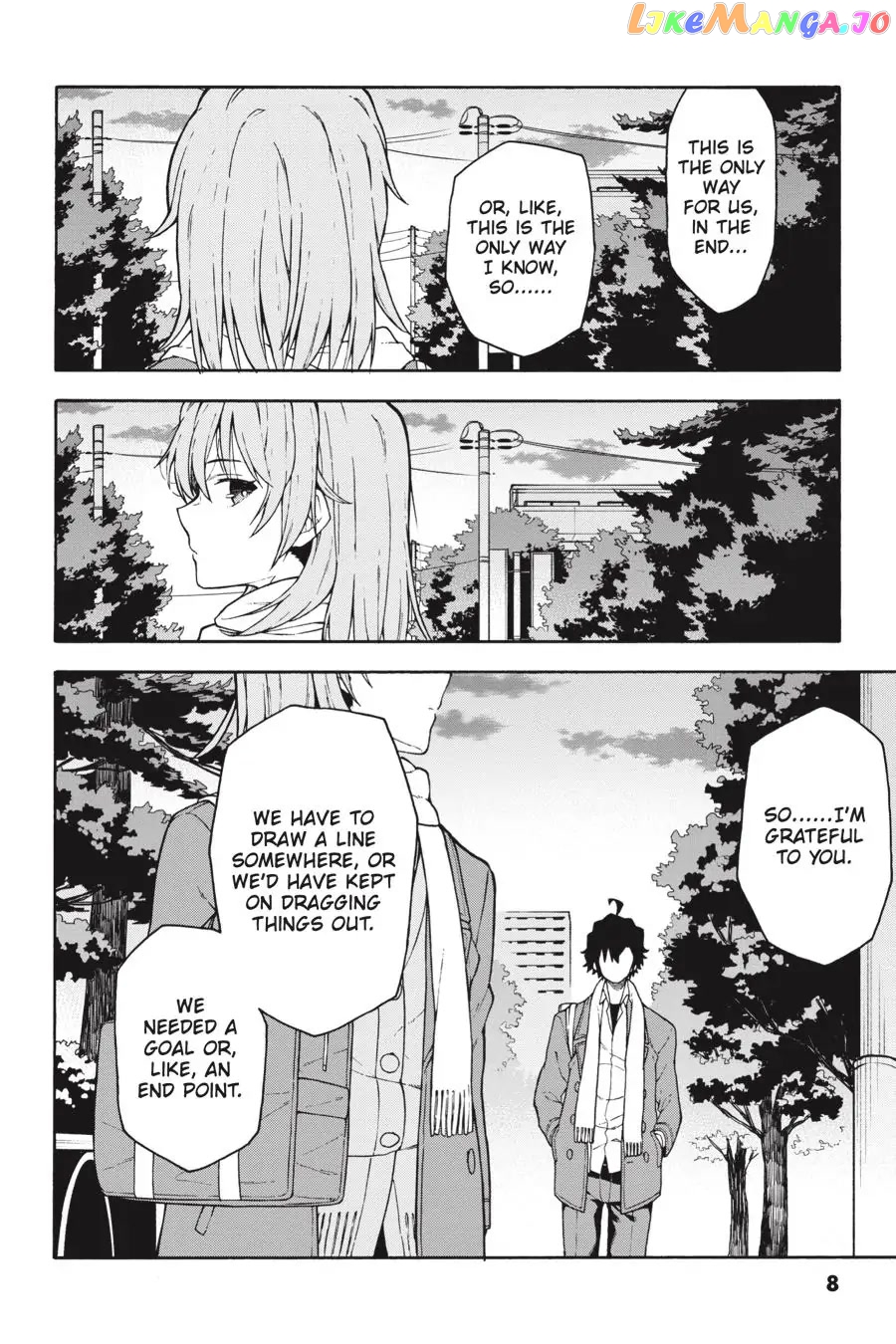 Yahari Ore no Seishun Rabukome wa Machigatte Iru. @ Comic chapter 97 - page 8