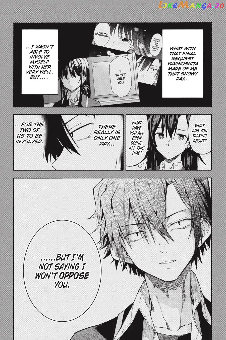 Yahari Ore no Seishun Rabukome wa Machigatte Iru. @ Comic chapter 98 - page 3