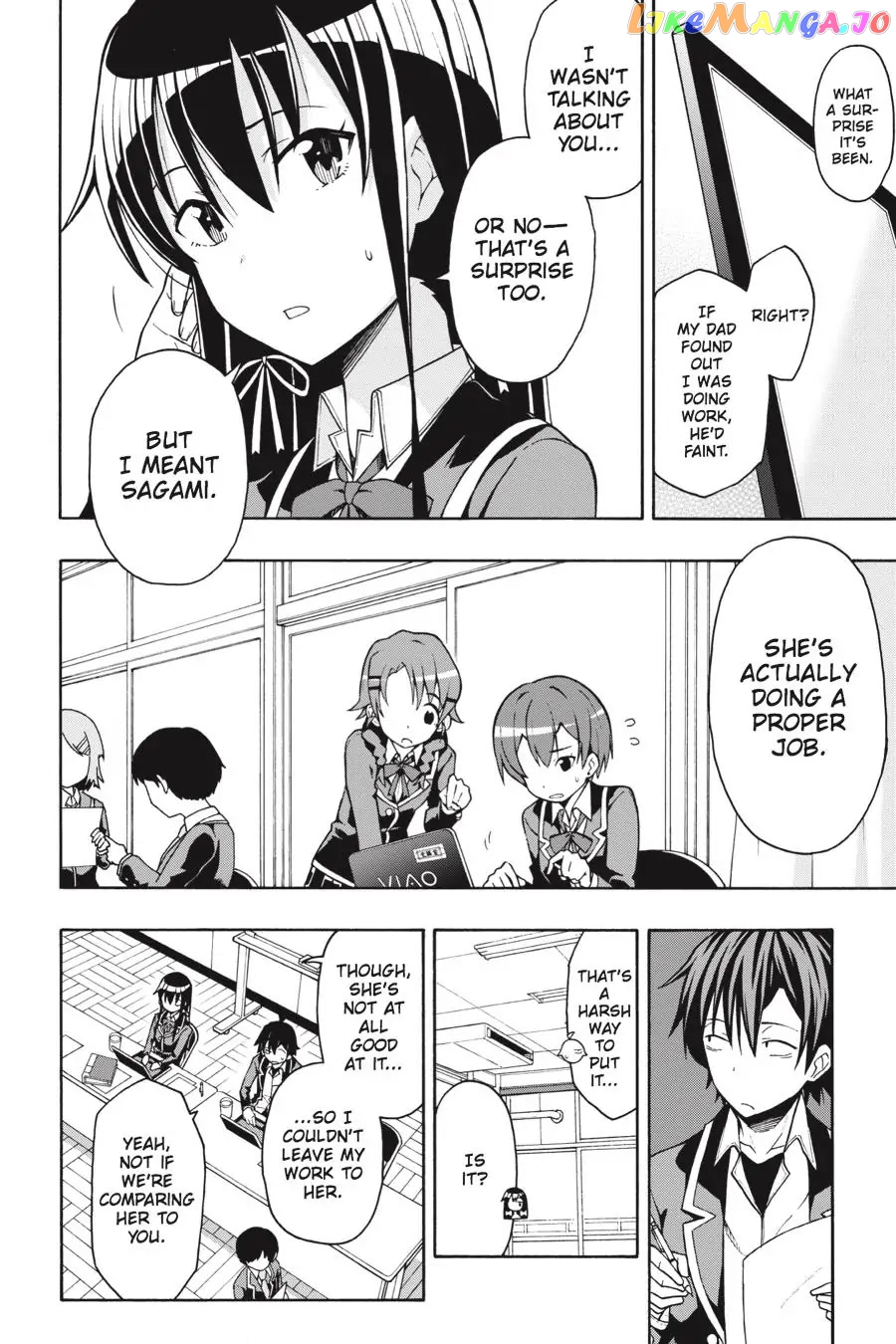 Yahari Ore no Seishun Rabukome wa Machigatte Iru. @ Comic chapter 46 - page 16