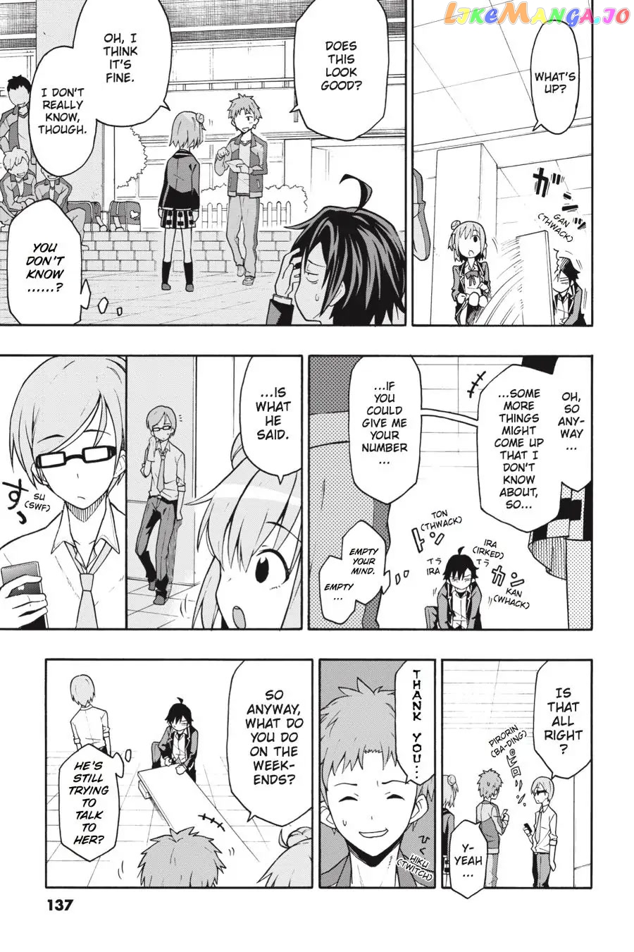 Yahari Ore no Seishun Rabukome wa Machigatte Iru. @ Comic chapter 46 - page 21