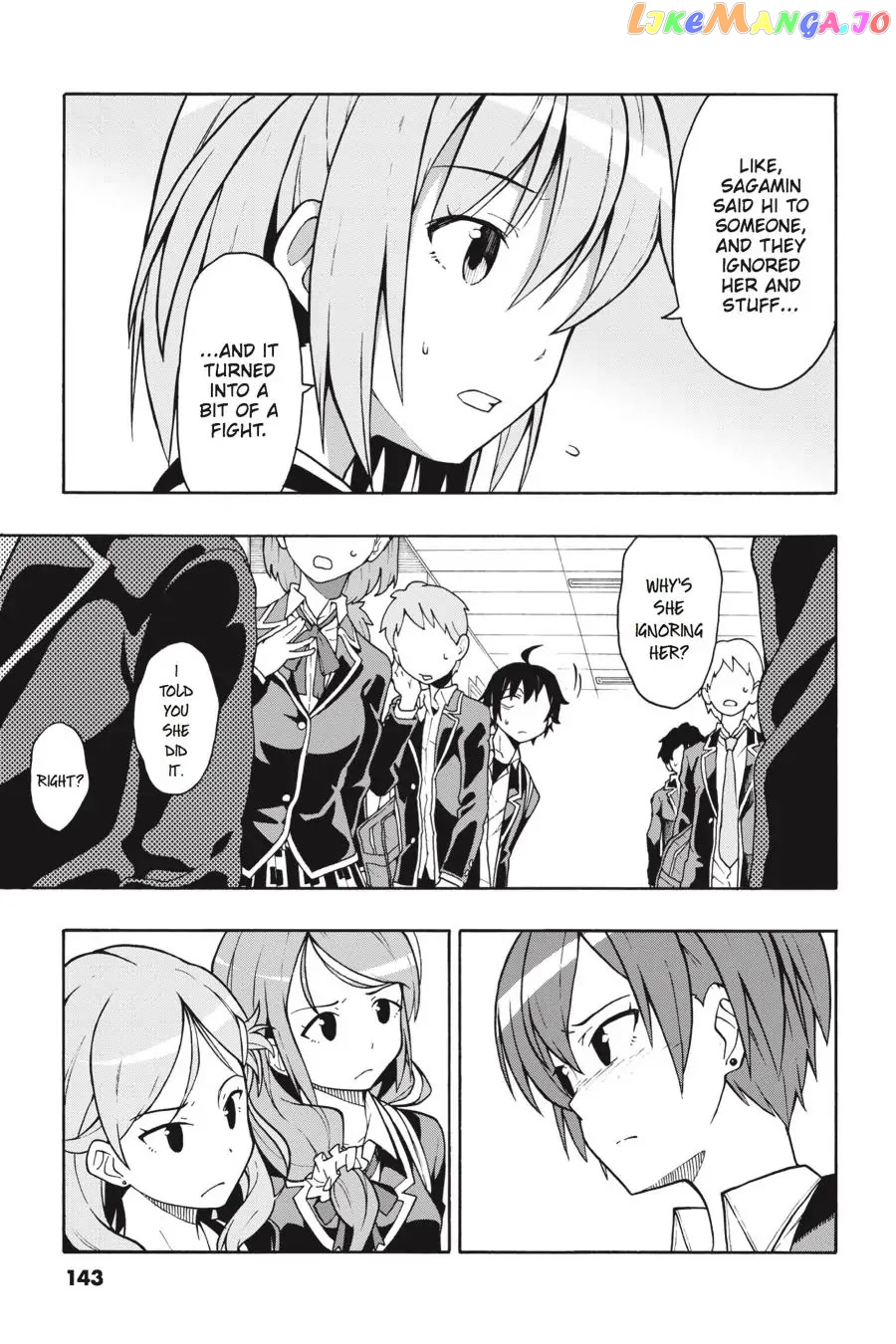 Yahari Ore no Seishun Rabukome wa Machigatte Iru. @ Comic chapter 46 - page 27