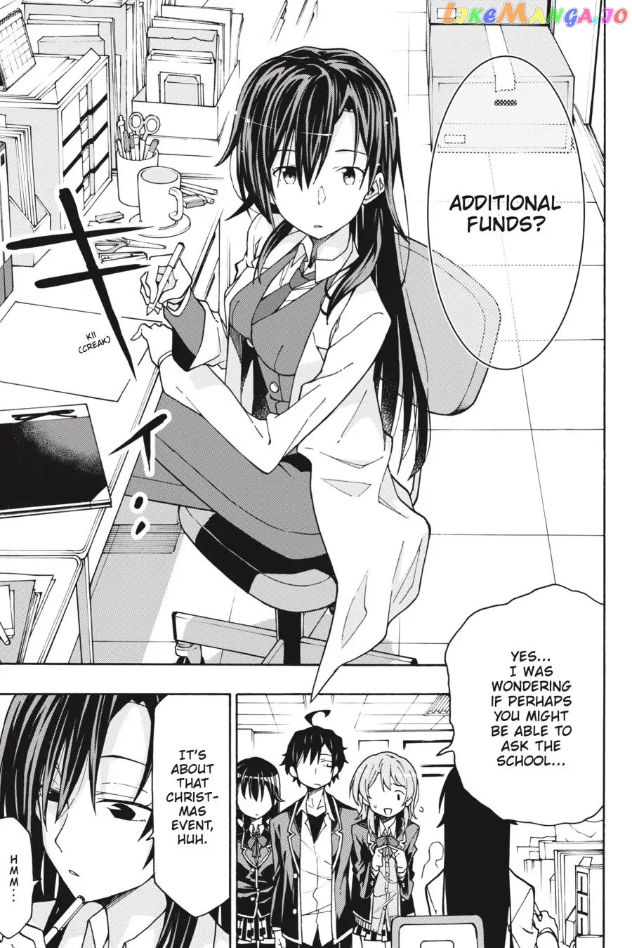 Yahari Ore no Seishun Rabukome wa Machigatte Iru. @ Comic chapter 65 - page 11