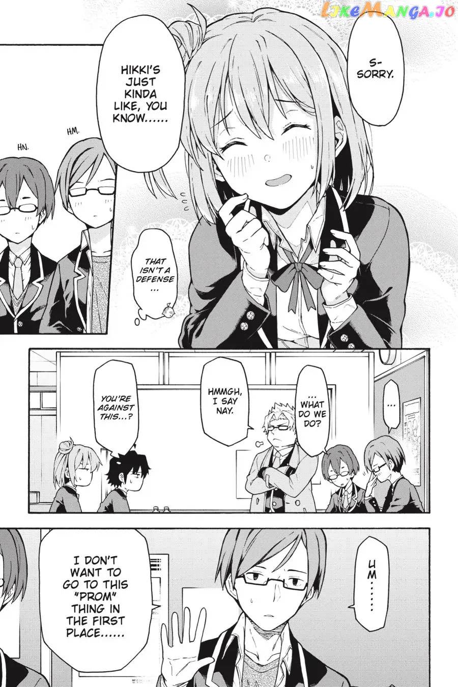 Yahari Ore no Seishun Rabukome wa Machigatte Iru. @ Comic chapter 99 - page 7
