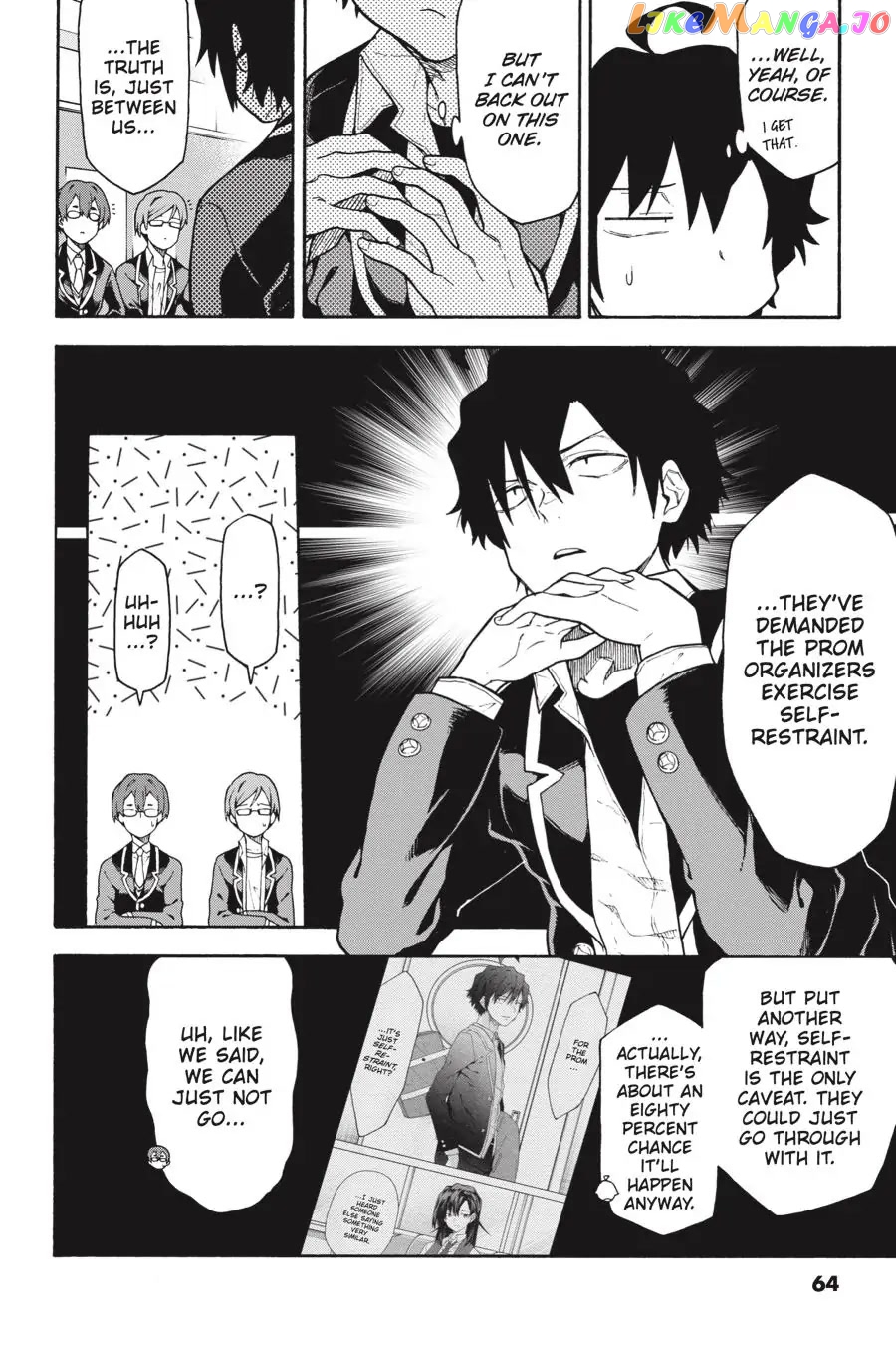 Yahari Ore no Seishun Rabukome wa Machigatte Iru. @ Comic chapter 99 - page 8