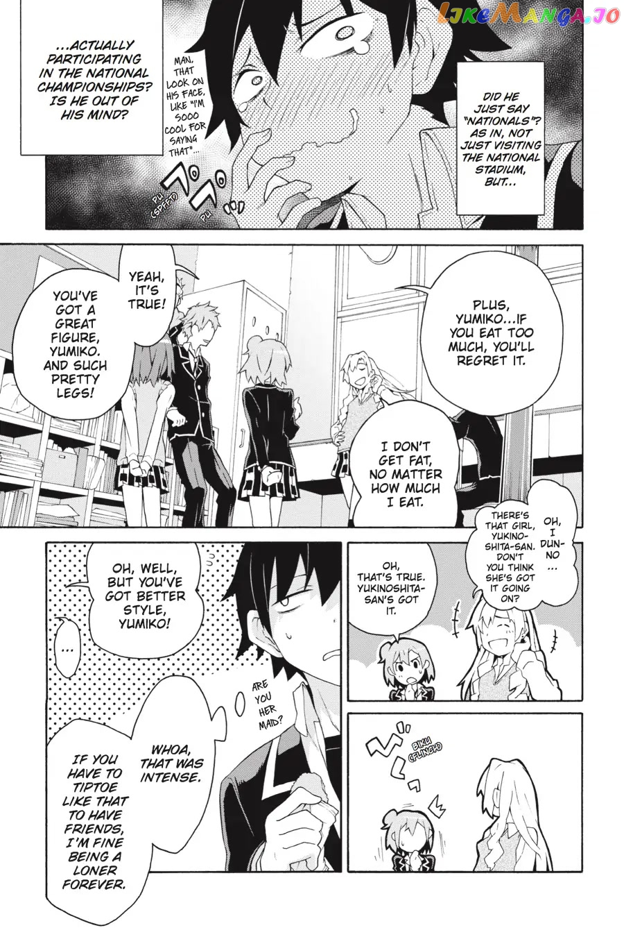 Yahari Ore no Seishun Rabukome wa Machigatte Iru. @ Comic chapter 4 - page 8