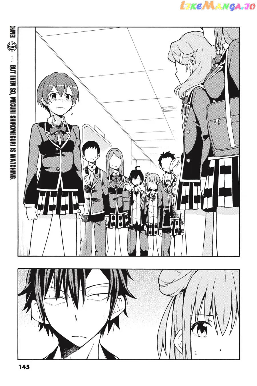 Yahari Ore no Seishun Rabukome wa Machigatte Iru. @ Comic chapter 47 - page 1