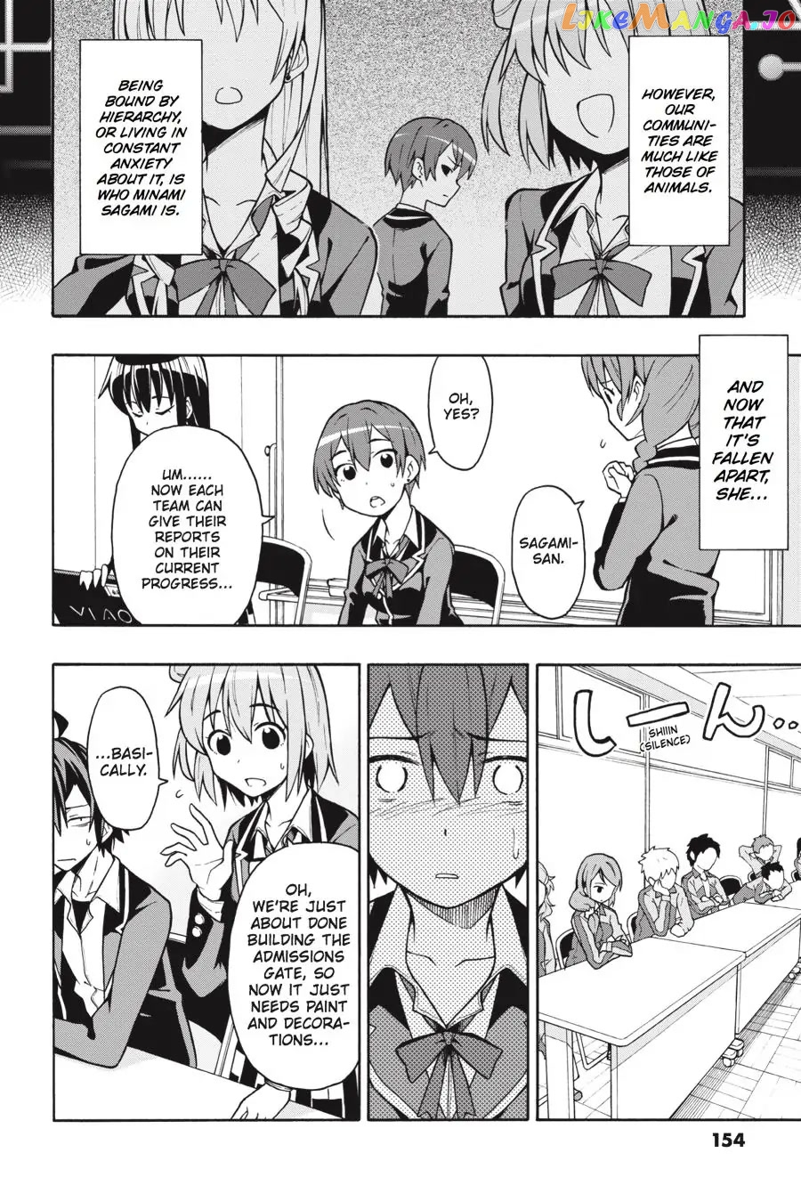 Yahari Ore no Seishun Rabukome wa Machigatte Iru. @ Comic chapter 47 - page 10