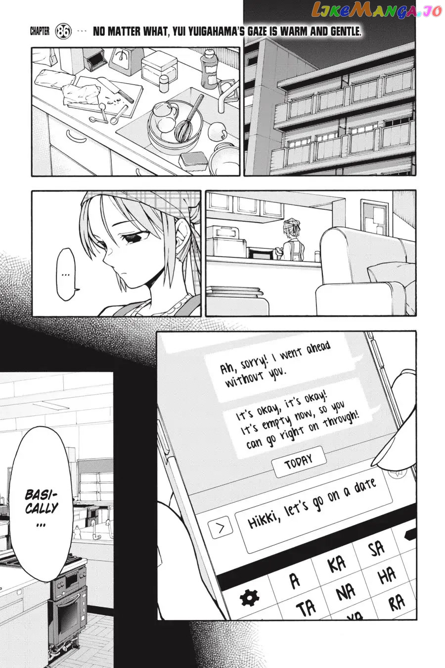 Yahari Ore no Seishun Rabukome wa Machigatte Iru. @ Comic chapter 86 - page 1