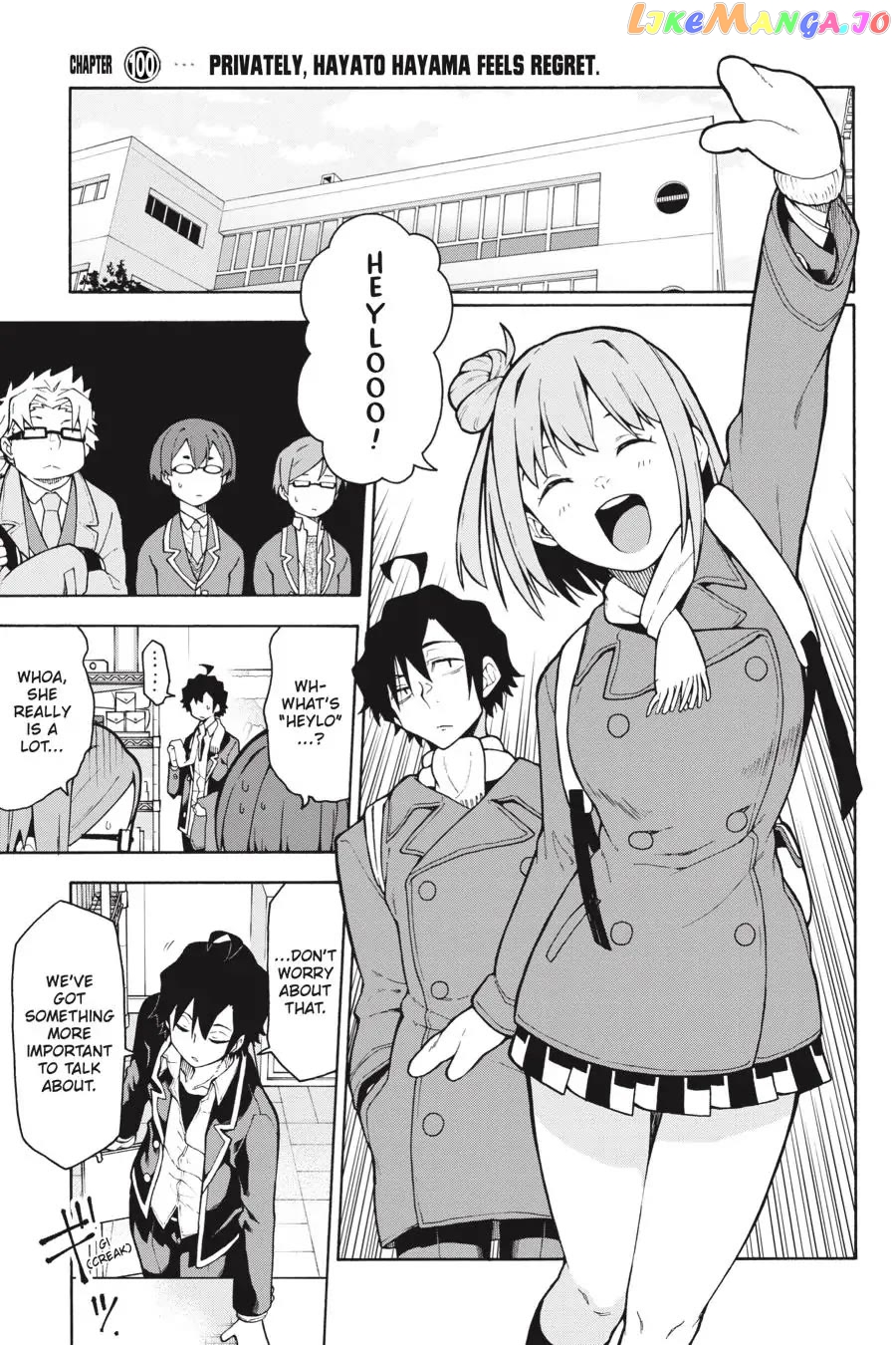 Yahari Ore no Seishun Rabukome wa Machigatte Iru. @ Comic chapter 100 - page 1