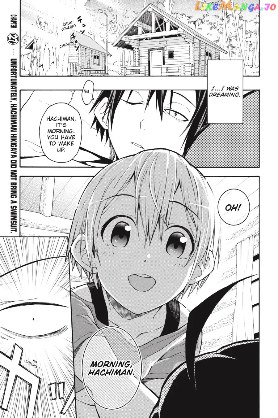 Yahari Ore no Seishun Rabukome wa Machigatte Iru. @ Comic chapter 27 - page 1