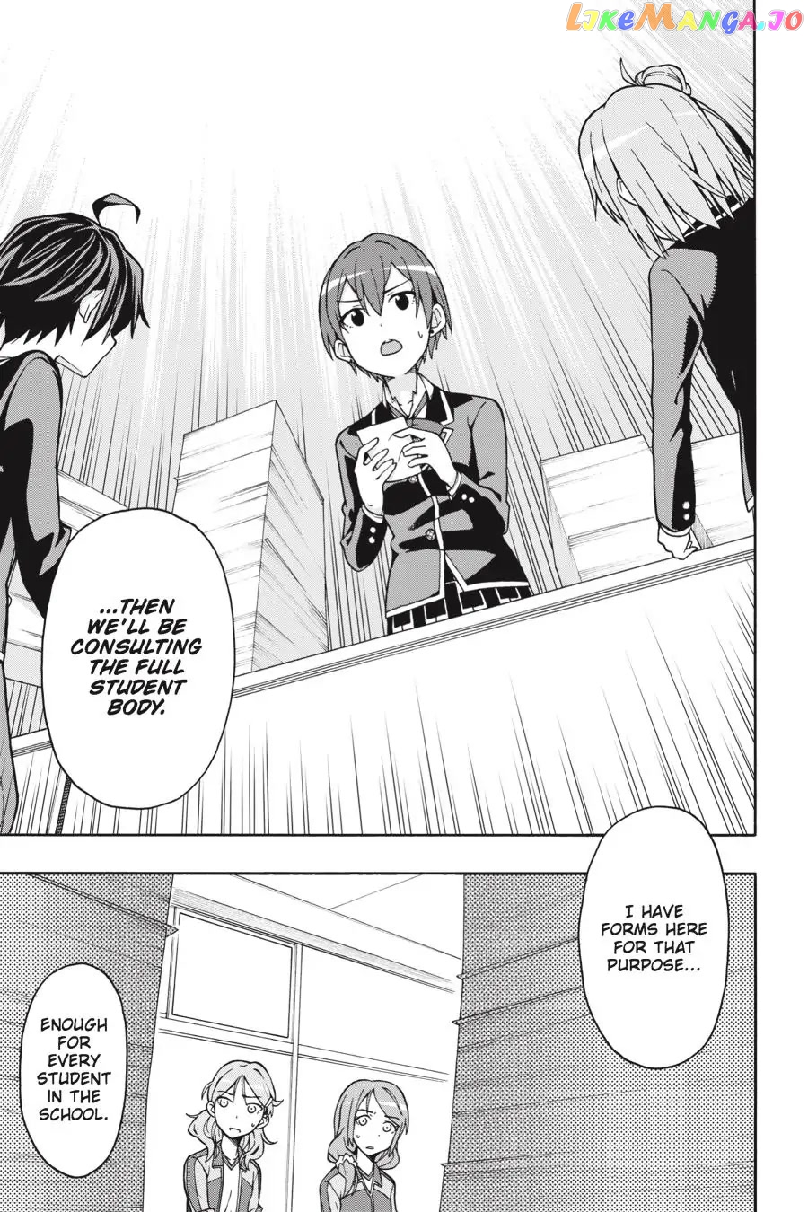Yahari Ore no Seishun Rabukome wa Machigatte Iru. @ Comic chapter 48 - page 18
