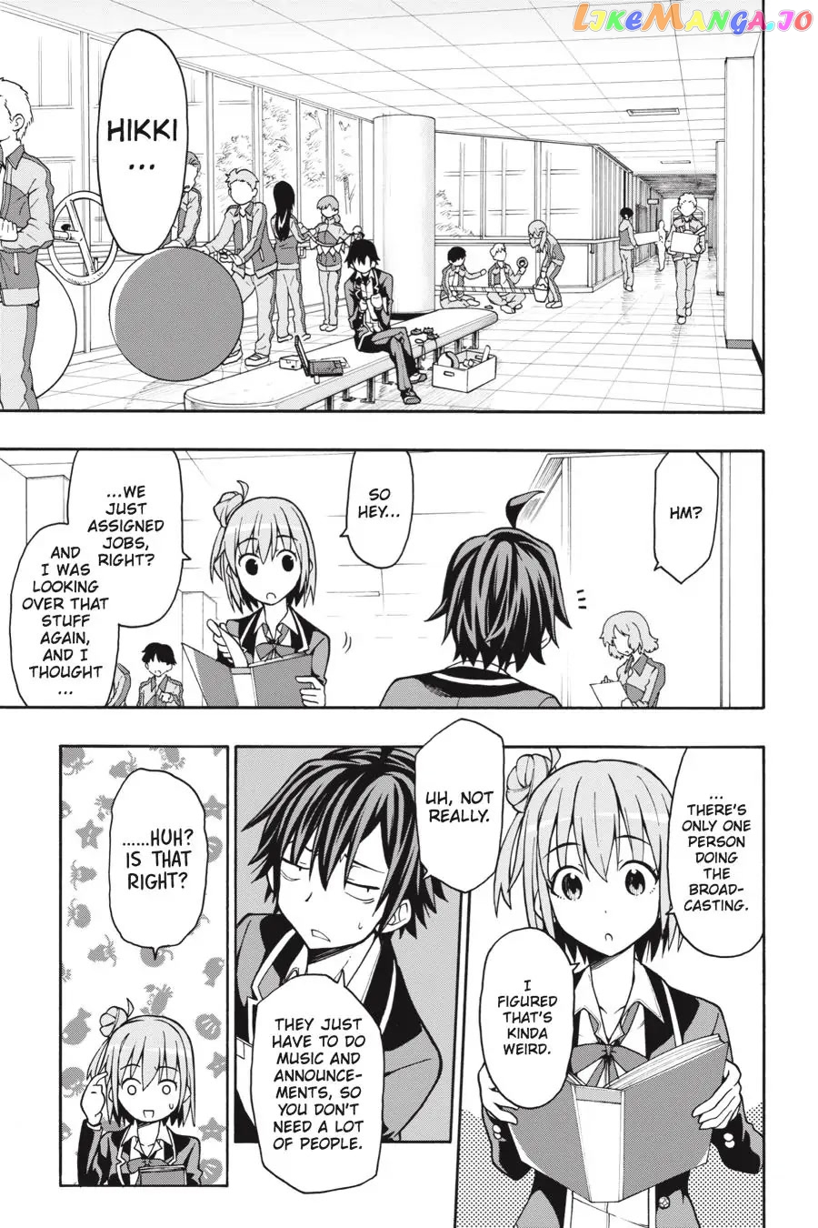 Yahari Ore no Seishun Rabukome wa Machigatte Iru. @ Comic chapter 48 - page 30