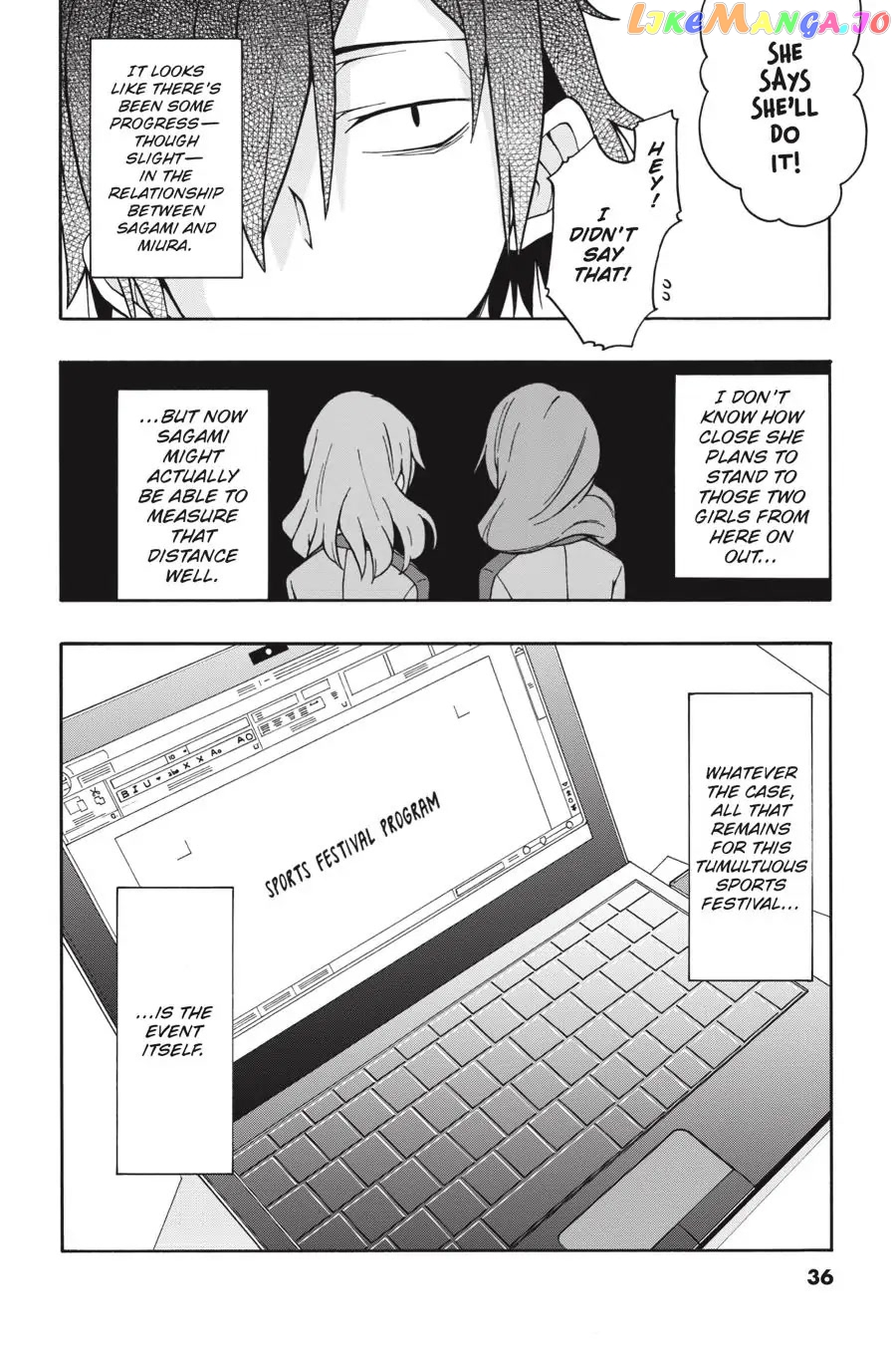 Yahari Ore no Seishun Rabukome wa Machigatte Iru. @ Comic chapter 48 - page 35