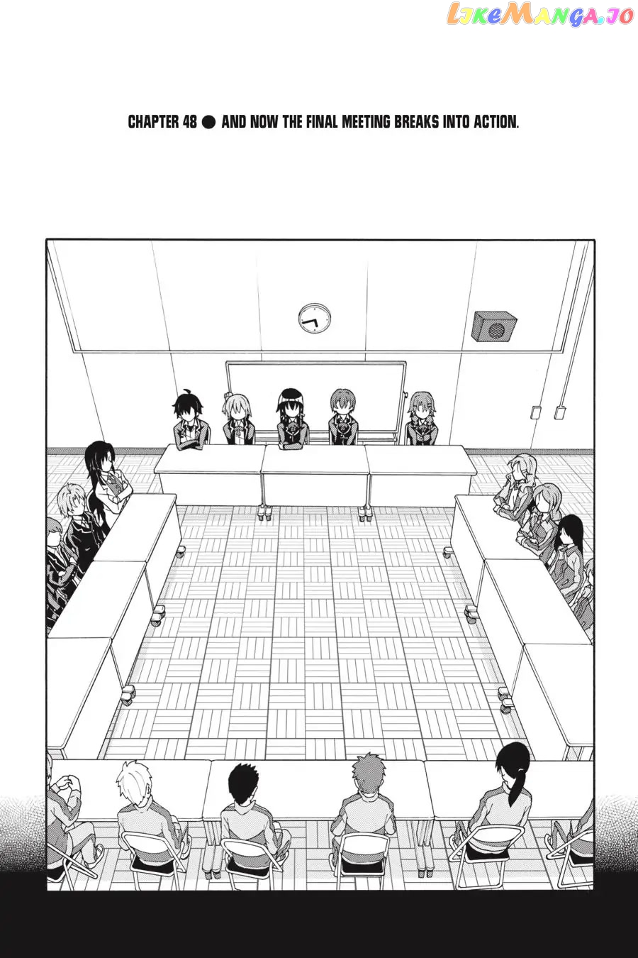 Yahari Ore no Seishun Rabukome wa Machigatte Iru. @ Comic chapter 48 - page 8