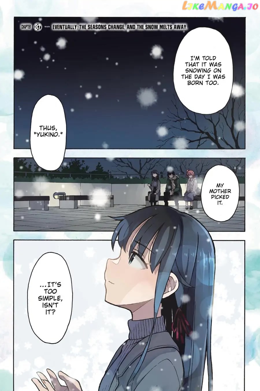 Yahari Ore no Seishun Rabukome wa Machigatte Iru. @ Comic chapter 87 - page 2