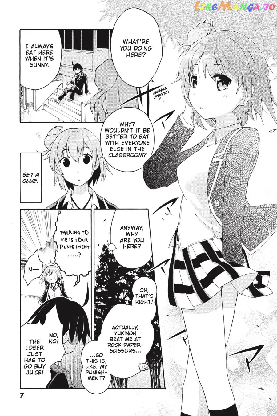 Yahari Ore no Seishun Rabukome wa Machigatte Iru. @ Comic chapter 6 - page 9