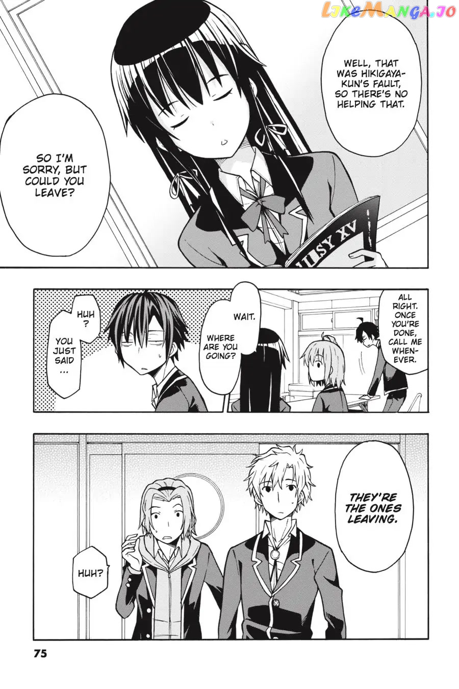Yahari Ore no Seishun Rabukome wa Machigatte Iru. @ Comic chapter 50 - page 7