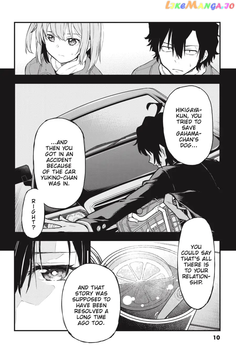 Yahari Ore no Seishun Rabukome wa Machigatte Iru. @ Comic chapter 102 - page 9