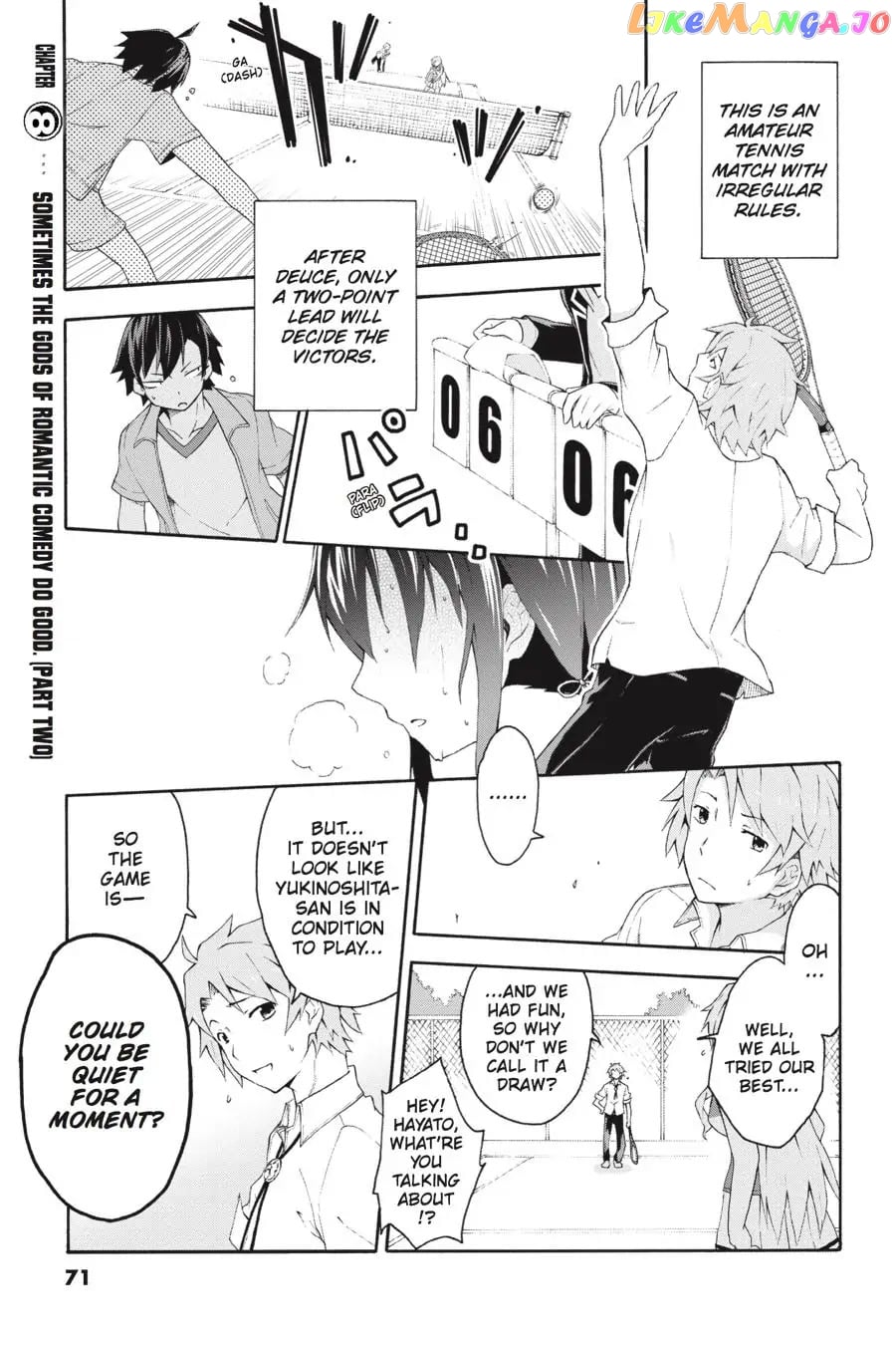 Yahari Ore no Seishun Rabukome wa Machigatte Iru. @ Comic chapter 8 - page 1