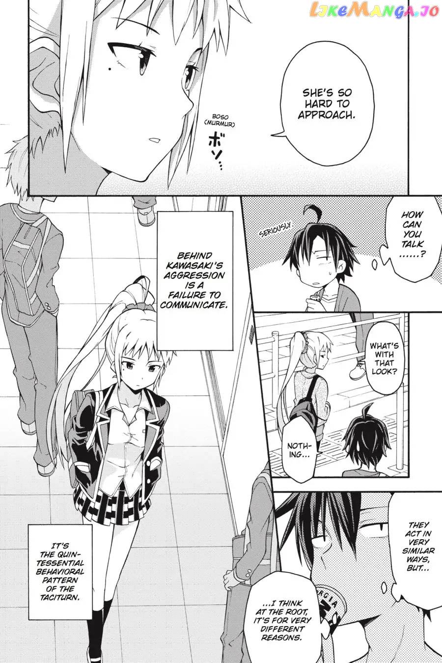 Yahari Ore no Seishun Rabukome wa Machigatte Iru. @ Comic chapter 30 - page 19