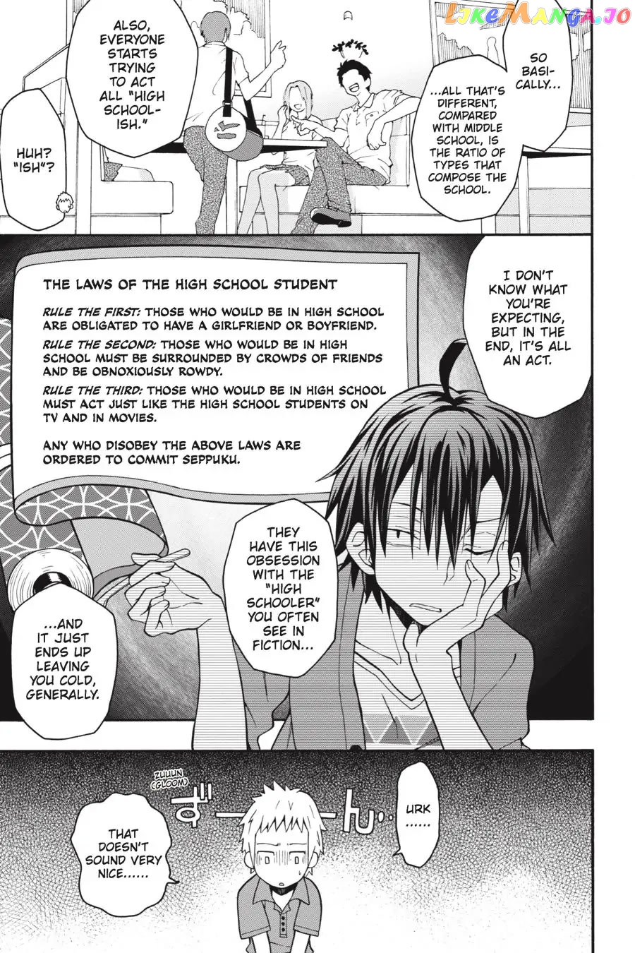 Yahari Ore no Seishun Rabukome wa Machigatte Iru. @ Comic chapter 30 - page 24