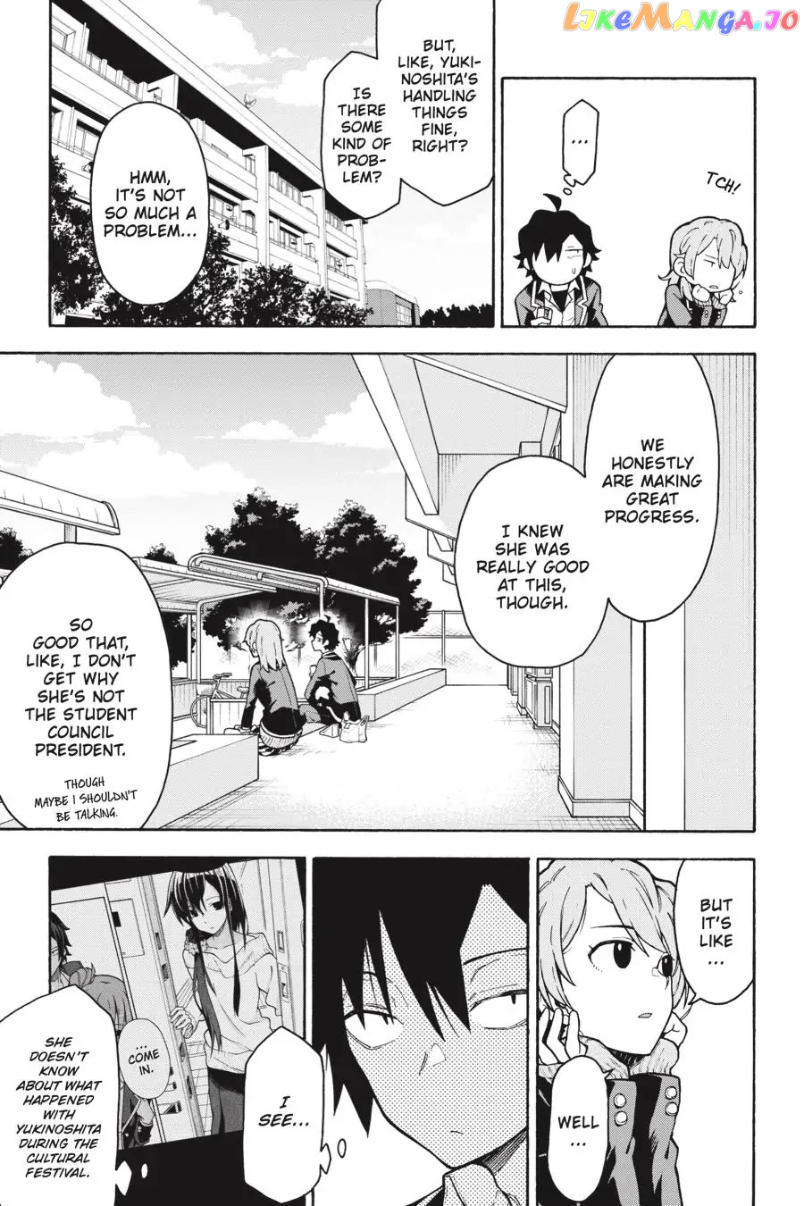 Yahari Ore no Seishun Rabukome wa Machigatte Iru. @ Comic chapter 90 - page 13