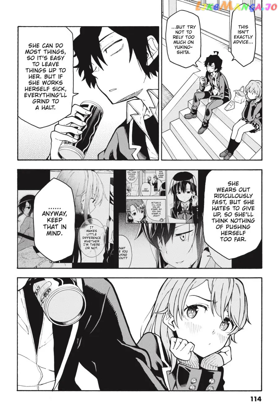 Yahari Ore no Seishun Rabukome wa Machigatte Iru. @ Comic chapter 90 - page 14