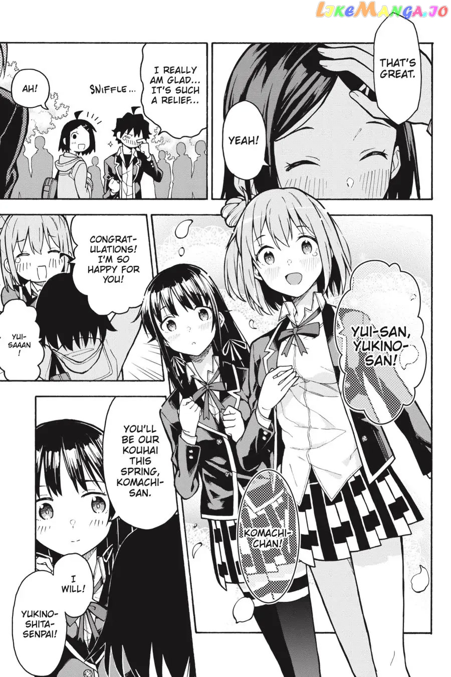 Yahari Ore no Seishun Rabukome wa Machigatte Iru. @ Comic chapter 90 - page 5
