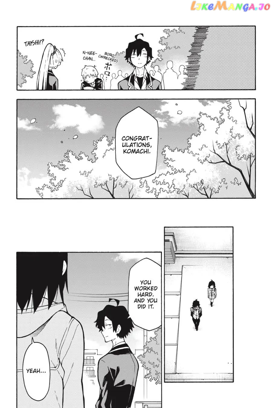 Yahari Ore no Seishun Rabukome wa Machigatte Iru. @ Comic chapter 90 - page 6