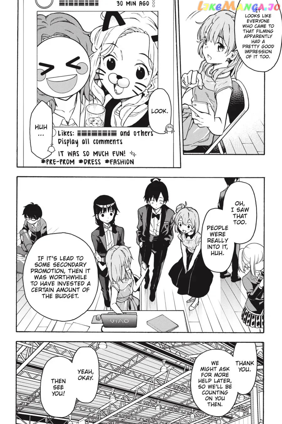 Yahari Ore no Seishun Rabukome wa Machigatte Iru. @ Comic chapter 91 - page 25
