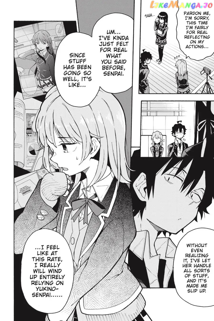 Yahari Ore no Seishun Rabukome wa Machigatte Iru. @ Comic chapter 91 - page 4