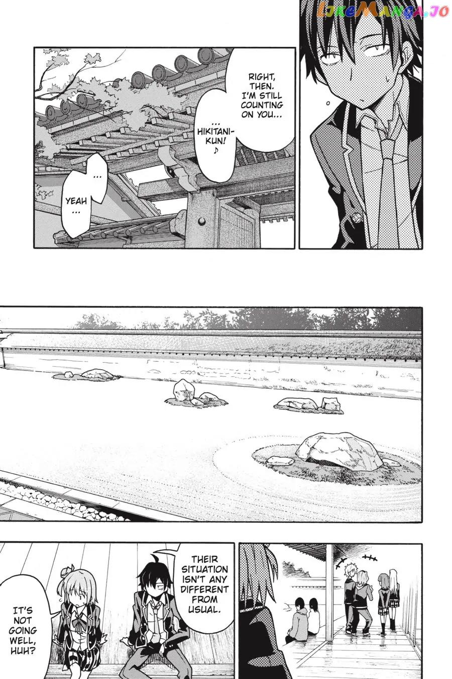 Yahari Ore no Seishun Rabukome wa Machigatte Iru. @ Comic chapter 52 - page 13