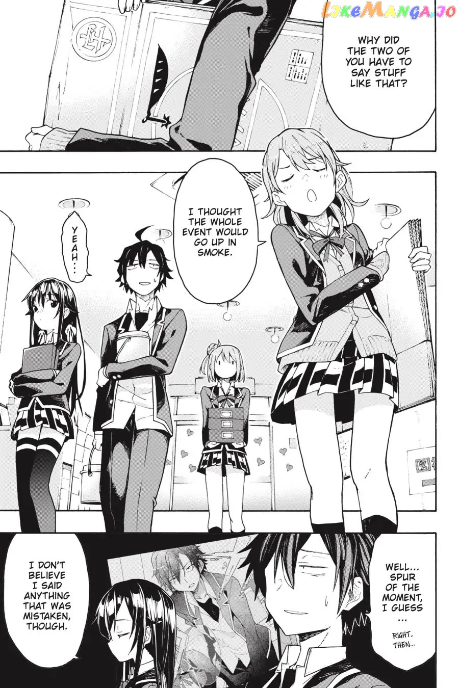 Yahari Ore no Seishun Rabukome wa Machigatte Iru. @ Comic chapter 70 - page 3