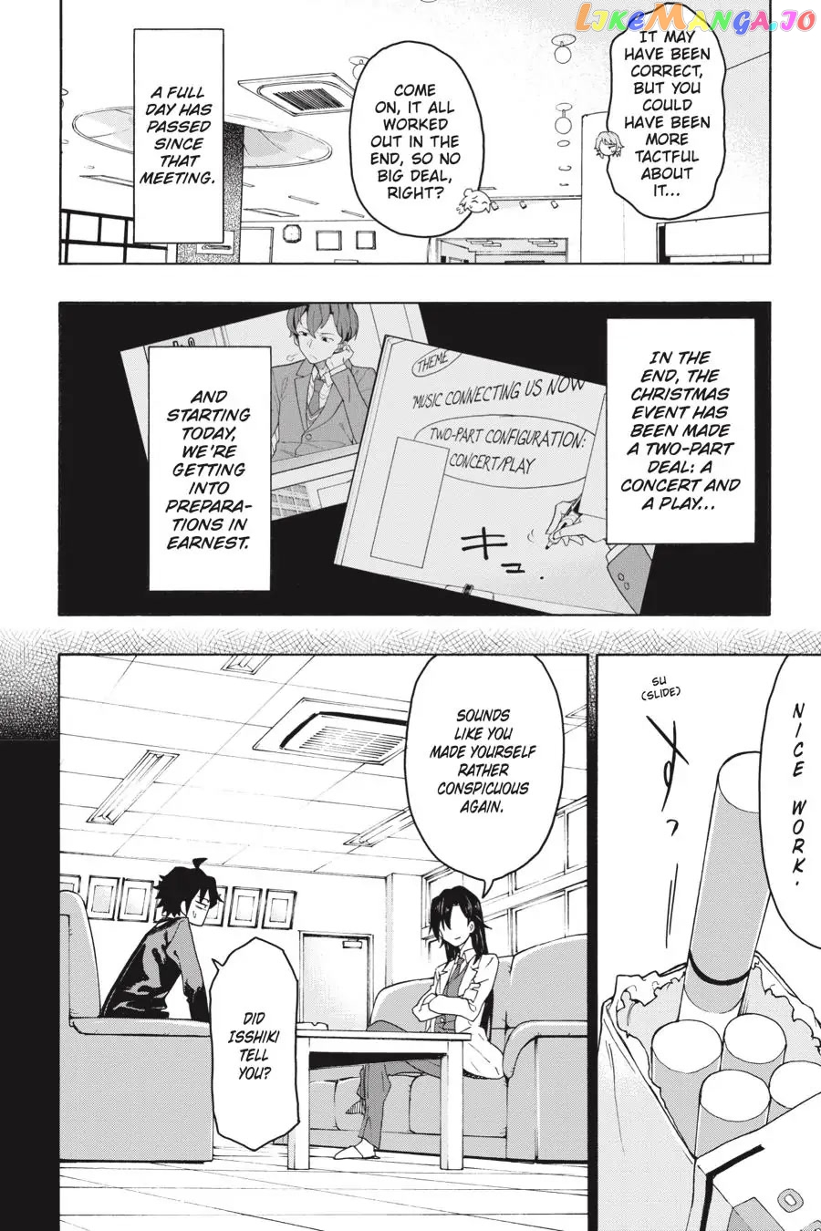 Yahari Ore no Seishun Rabukome wa Machigatte Iru. @ Comic chapter 70 - page 4