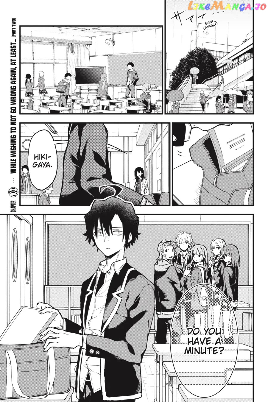 Yahari Ore no Seishun Rabukome wa Machigatte Iru. @ Comic chapter 103 - page 1