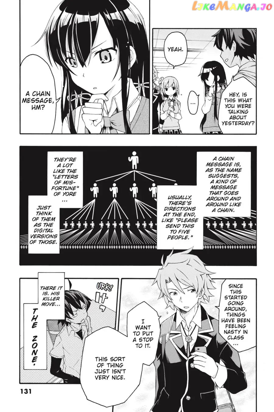 Yahari Ore no Seishun Rabukome wa Machigatte Iru. @ Comic chapter 10 - page 7