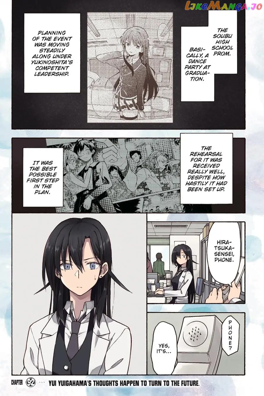 Yahari Ore no Seishun Rabukome wa Machigatte Iru. @ Comic chapter 92 - page 2