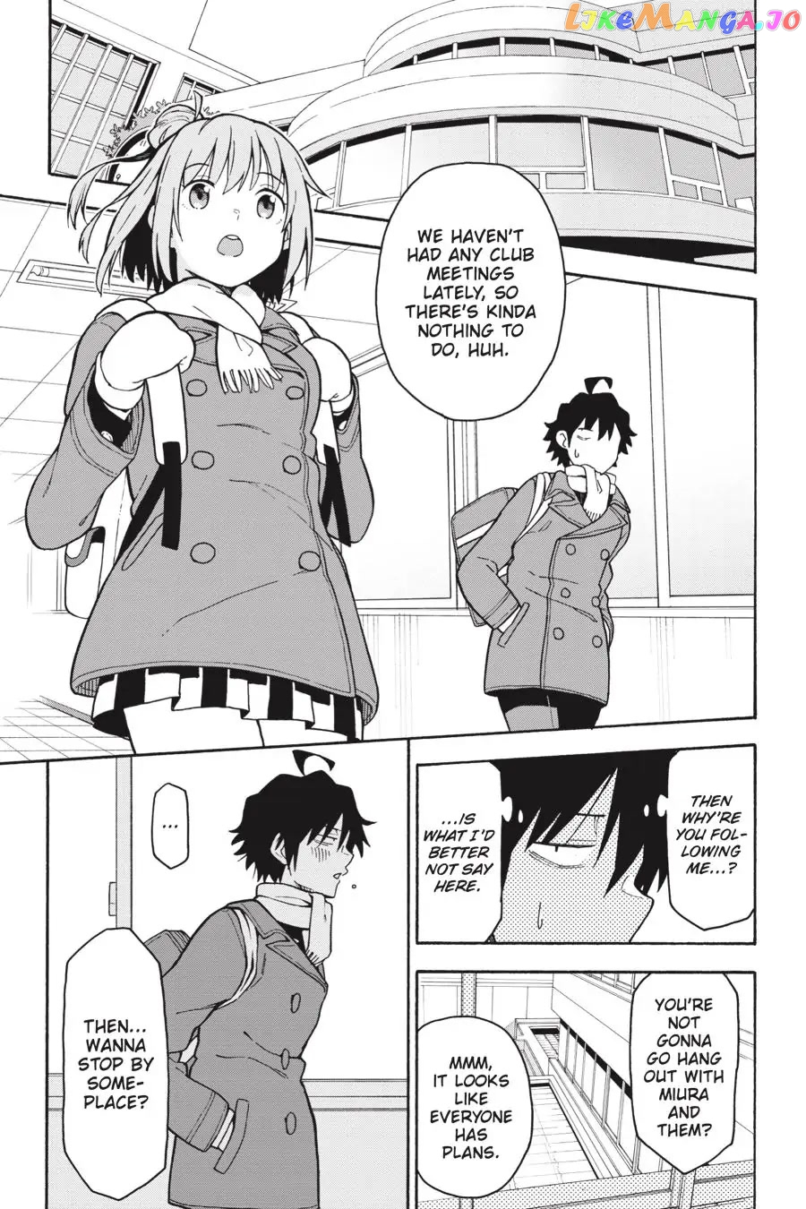 Yahari Ore no Seishun Rabukome wa Machigatte Iru. @ Comic chapter 92 - page 7